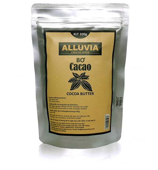 Bơ ca cao của thương hiệu Alluvia có chất lượng đảm bảo